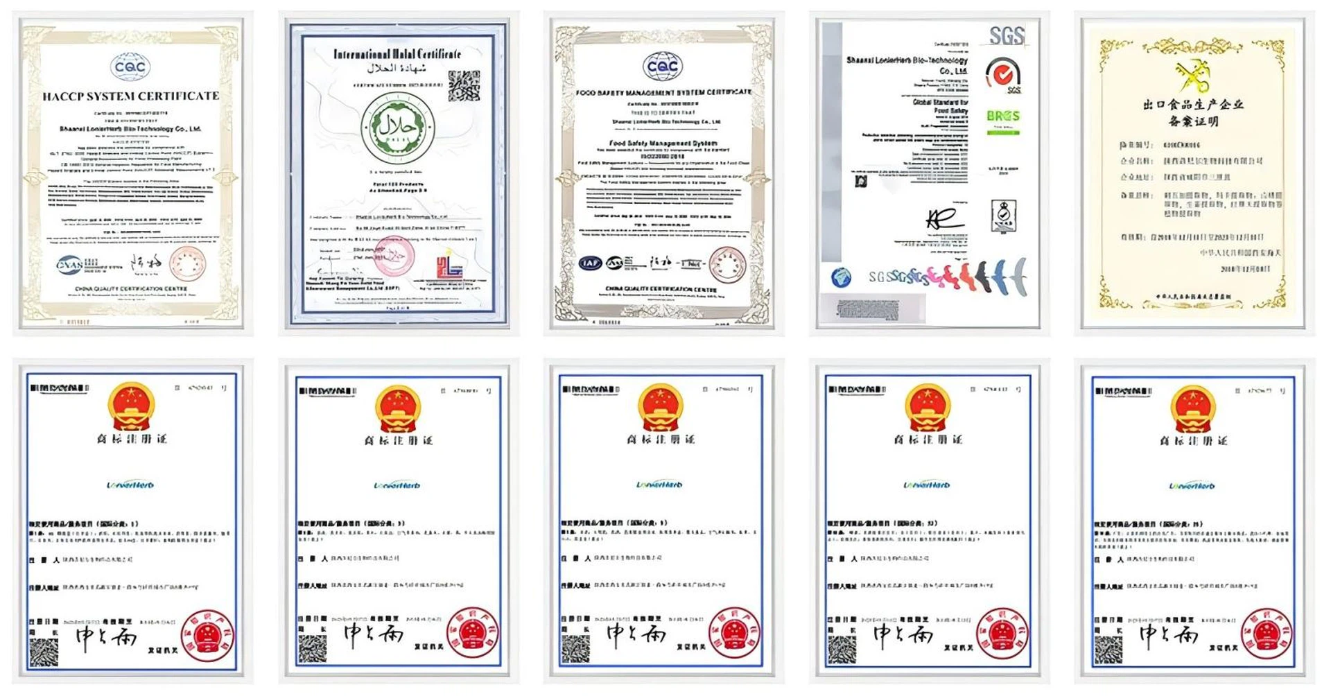 Lonierherb certifciate Lonierherb certifciate